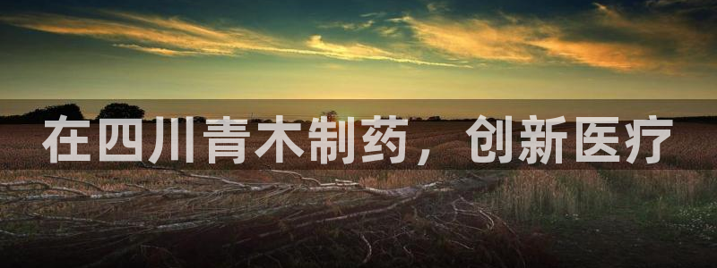 九游老哥俱乐部官网登录：在四川青木制药，创新医疗