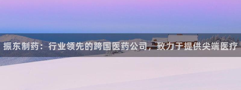 老哥俱乐部是干什么的：振东制药：行业领先的跨国医药公司，致力于提供尖端医疗