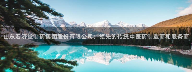 老哥吧九游会下架吗：山东宏济堂制药集团股份有限公司：领先的传统中医药制造商和服务商