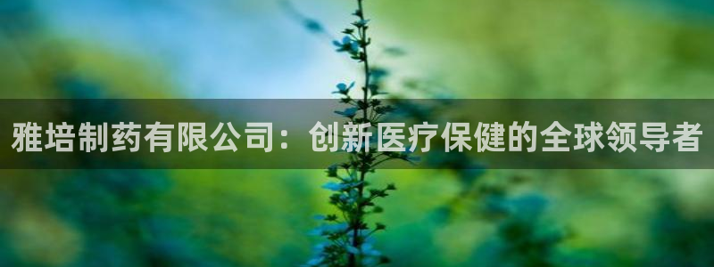 ag九游会老哥俱乐部：雅培制药有限公司：创新医疗保健的全球领导者