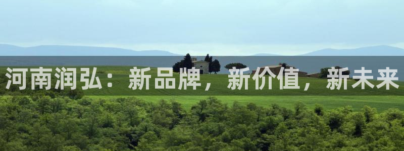 usdt九游会老哥俱乐部：河南润弘：新品牌，新价值，新未来