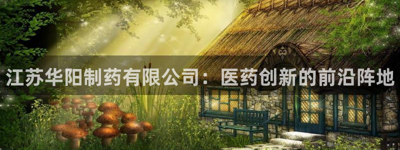 9游会老哥俱乐部：江苏华阳制药有限公司：医药创新的前沿阵地