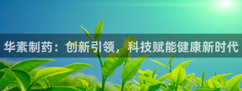 ag九游会老哥：华素制药：创新引领，科技赋能健康新时代